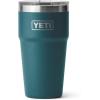 imageYETI Rambler 20 oz Stackable Tumbler Stainless Steel Vacuum Insulated with MagSlider LidAgave Teal