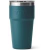 imageYETI Rambler 20 oz Stackable Tumbler Stainless Steel Vacuum Insulated with MagSlider LidAgave Teal