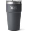 imageYETI Rambler 20 oz Stackable Tumbler Stainless Steel Vacuum Insulated with MagSlider LidCharcoal