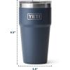 imageYETI Rambler 20 oz Stackable Tumbler Stainless Steel Vacuum Insulated with MagSlider LidCherry Blossom