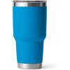 imageYETI Rambler 30 oz Tumbler Stainless Steel Vacuum Insulated with MagSlider Lid Blue CamoBig Wave Blue