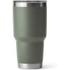 imageYETI Rambler 30 oz Tumbler Stainless Steel Vacuum Insulated with MagSlider Lid Blue CamoCamp Green
