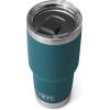 imageYETI Rambler 30 oz Tumbler Stainless Steel Vacuum Insulated with MagSlider Lid Solar FlareAgave Teal