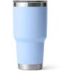 imageYETI Rambler 30 oz Tumbler Stainless Steel Vacuum Insulated with MagSlider Lid Solar FlareBig Sky Blue