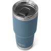 imageYETI Rambler 30 oz Tumbler Stainless Steel Vacuum Insulated with MagSlider Lid Solar FlareNordic Blue