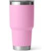 imageYETI Rambler 30 oz Tumbler Stainless Steel Vacuum Insulated with MagSlider Lid Solar FlarePower Pink