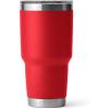imageYETI Rambler 30 oz Tumbler Stainless Steel Vacuum Insulated with MagSlider Lid Solar FlareRescue Red