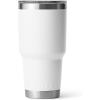 imageYETI Rambler 30 oz Tumbler Stainless Steel Vacuum Insulated with MagSlider Lid Solar FlareWhite