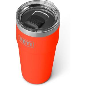 imageYETI Rambler 20 oz Stackable Tumbler Stainless Steel Vacuum Insulated with MagSlider LidSolar Flare