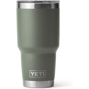 imageYETI Rambler 30 oz Tumbler Stainless Steel Vacuum Insulated with MagSlider Lid Blue CamoCamp Green