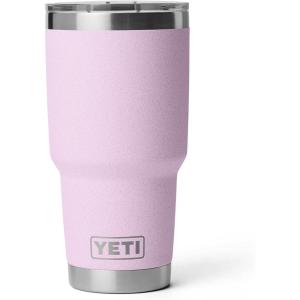imageYETI Rambler 30 oz Tumbler Stainless Steel Vacuum Insulated with MagSlider Lid Solar FlareCherry Blossom  Textured
