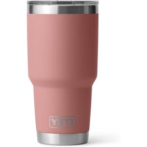 imageYETI Rambler 30 oz Tumbler Stainless Steel Vacuum Insulated with MagSlider Lid Solar FlarePink