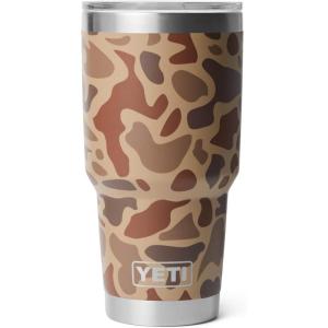 imageYETI Rambler 30 oz Tumbler Stainless Steel Vacuum Insulated with MagSlider Lid Solar FlareWetlands Camo