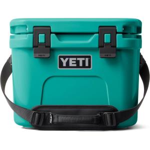 imageYETI Roadie 15 Hard Cooler with DoubleDuty Shoulder StrapAquifer Blue