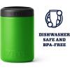imageYETI Rambler 12 oz Colster Can Insulator for Standard Size Cans Solar FlareCanopy Green No Can Insert