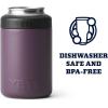 imageYETI Rambler 12 oz Colster Can Insulator for Standard Size Cans Solar FlareNordic Purple