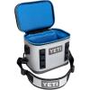 imageYETI Hopper Flip 8 Portable Soft CoolerFog GrayTahoe Blue