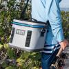 imageYETI Hopper Flip 8 Portable Soft CoolerFog GrayTahoe Blue