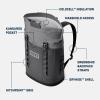 imageYETI Hopper M Series Backpack Soft Sided Coolers with MagShield AccessKing Crab