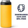 imageYETI Rambler 12 oz Colster Slim Can Insulator for the Slim Hard Seltzer Cans RidgelineAlpine Yellow With Can Insert