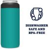imageYETI Rambler 12 oz Colster Slim Can Insulator for the Slim Hard Seltzer Cans RidgelineAquifer Blue With Can Insert