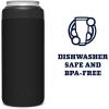 imageYETI Rambler 12 oz Colster Slim Can Insulator for the Slim Hard Seltzer Cans RidgelineBlack With Can Insert