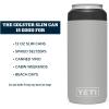 imageYETI Rambler 12 oz Colster Slim Can Insulator for the Slim Hard Seltzer Cans RidgelineGranite Gray With Can Insert