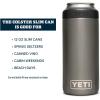imageYETI Rambler 12 oz Colster Slim Can Insulator for the Slim Hard Seltzer Cans RidgelineGraphite With Can Insert