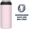 imageYETI Rambler 12 oz Colster Slim Can Insulator for the Slim Hard Seltzer Cans RidgelineIce Pink With Can Insert