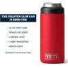 imageYETI Rambler 12 oz Colster Slim Can Insulator for the Slim Hard Seltzer Cans RidgelineRescue Red No Can Insert