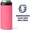 imageYETI Rambler 12 oz Colster Slim Can Insulator for the Slim Hard Seltzer Cans RidgelineTropical Pink No Can Insert