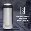 imageYETI Rambler 12 oz Colster Slim Can Insulator for the Slim Hard Seltzer Cans RidgelineWhite With Can Insert