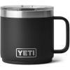 imageYETI Rambler 14 oz Ceramic Lined Stackable Mug Vacuum Insulated Stainless Steel with MagSlider Lid RidgelineBlack