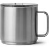 imageYETI Rambler 14 oz Ceramic Lined Stackable Mug Vacuum Insulated Stainless Steel with MagSlider Lid RidgelineStainless