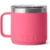 imageYETI Rambler 14 oz Ceramic Lined Stackable Mug Vacuum Insulated Stainless Steel with MagSlider Lid RidgelineTropical Pink