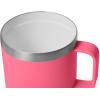 imageYETI Rambler 14 oz Ceramic Lined Stackable Mug Vacuum Insulated Stainless Steel with MagSlider Lid RidgelineTropical Pink