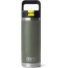imageYETI Rambler 18 oz Bottle Vacuum Insulated Stainless Steel with Color Matching Straw Cap WhiteCamp GreenFirefly Yellow