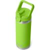 imageYETI Rambler 18 oz Bottle Vacuum Insulated Stainless Steel with Color Matching Straw Cap WhiteVenom