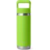 imageYETI Rambler 18 oz Bottle Vacuum Insulated Stainless Steel with Color Matching Straw Cap WhiteVenom