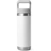 imageYETI Rambler 18 oz Bottle Vacuum Insulated Stainless Steel with Color Matching Straw Cap WhiteWhite