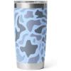 imageYETI Rambler 20 oz Stainless Steel Vacuum Insulated Tumbler wMagSlider LidBlue Camo
