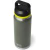 imageYETI Rambler 26 oz Bottle Vacuum Insulated Leakproof Stainless Steel with Chug CapCamp GreenFirefly Yellow