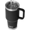imageYETI Rambler 35 oz Straw Mug 20  DoubleWall Vacuum Insulation for Cold Beverages  Dishwasher Safe  Cupholder Compatible  Reusable Straw  Comfortable Grip Handle  Travel Mug  Cape TaupeBlack