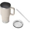 imageYETI Rambler 35 oz Straw Mug 20  DoubleWall Vacuum Insulation for Cold Beverages  Dishwasher Safe  Cupholder Compatible  Reusable Straw  Comfortable Grip Handle  Travel Mug  Cape TaupeCape Taupe