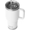 imageYETI Rambler 35 oz Straw Mug 20  DoubleWall Vacuum Insulation for Cold Beverages  Dishwasher Safe  Cupholder Compatible  Reusable Straw  Comfortable Grip Handle  Travel Mug  Cape TaupeWhite