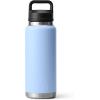 imageYETI Rambler 36 oz Bottle Vacuum Insulated Leakproof Stainless Steel with Chug Cap  Vacuum Insulated Leakproof with Chug CapBig Sky Blue