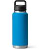 imageYETI Rambler 36 oz Bottle Vacuum Insulated Leakproof Stainless Steel with Chug Cap  Vacuum Insulated Leakproof with Chug CapBig Wave Blue