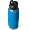 imageYETI Rambler 36 oz Bottle Vacuum Insulated Leakproof Stainless Steel with Chug Cap  Vacuum Insulated Leakproof with Chug CapBig Wave Blue