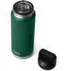 imageYETI Rambler 36 oz Bottle Vacuum Insulated Leakproof Stainless Steel with Chug Cap  Vacuum Insulated Leakproof with Chug CapBlack Forest Green