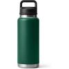 imageYETI Rambler 36 oz Bottle Vacuum Insulated Leakproof Stainless Steel with Chug Cap  Vacuum Insulated Leakproof with Chug CapBlack Forest Green